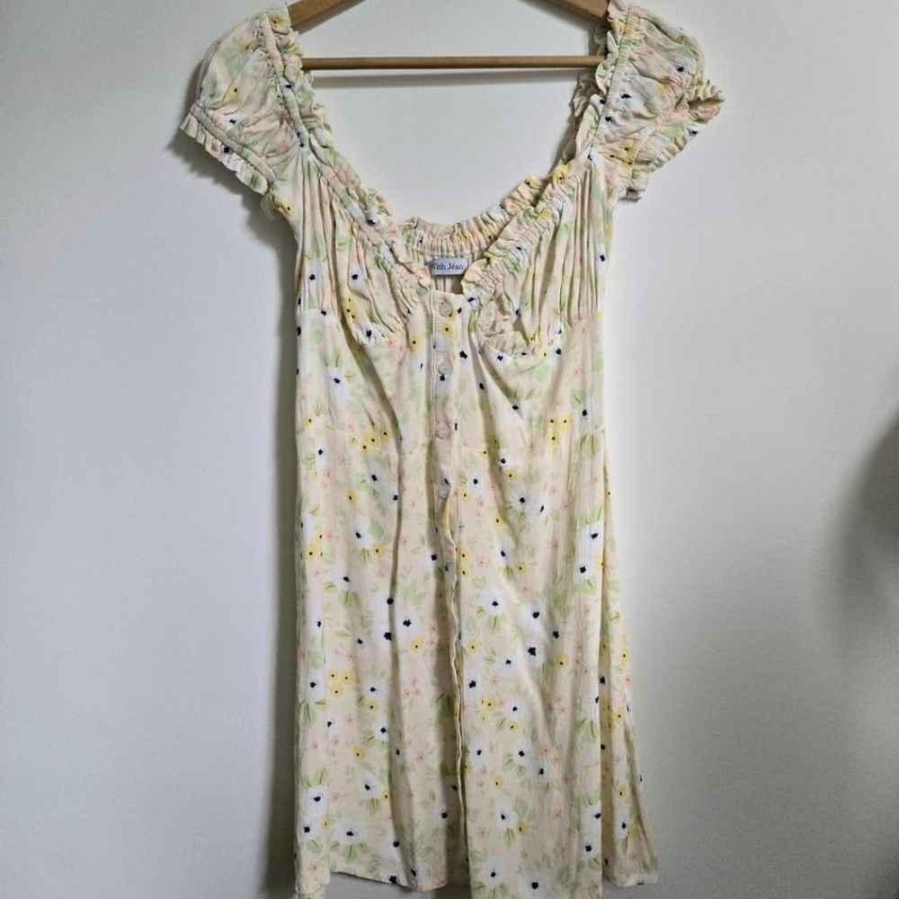 With Jean dress